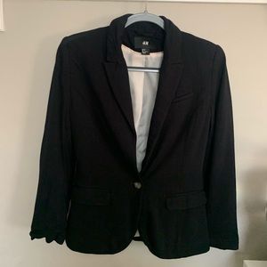 Women’s Black Button Up Blazer